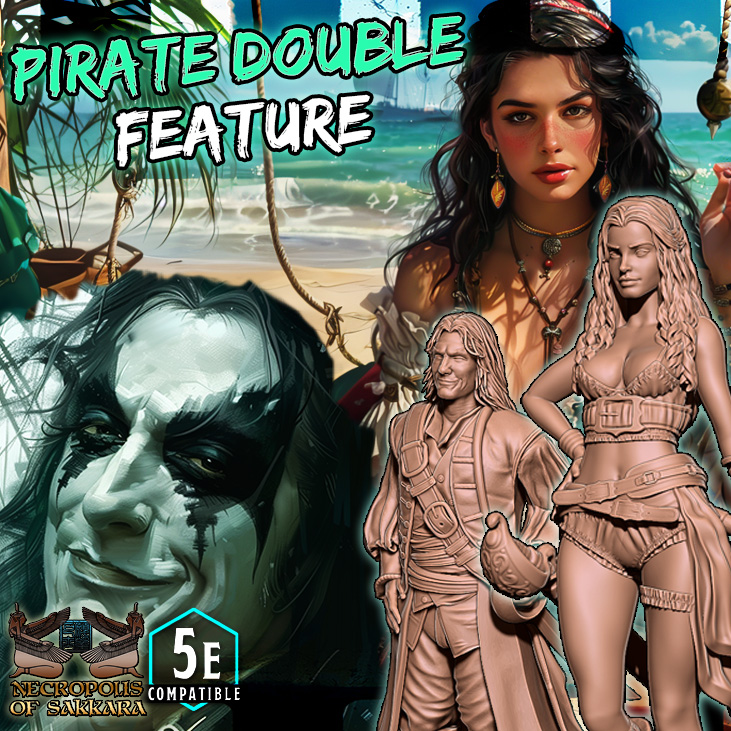 Pirate Double Feature - Fantasy Collectors Miniature Bundle